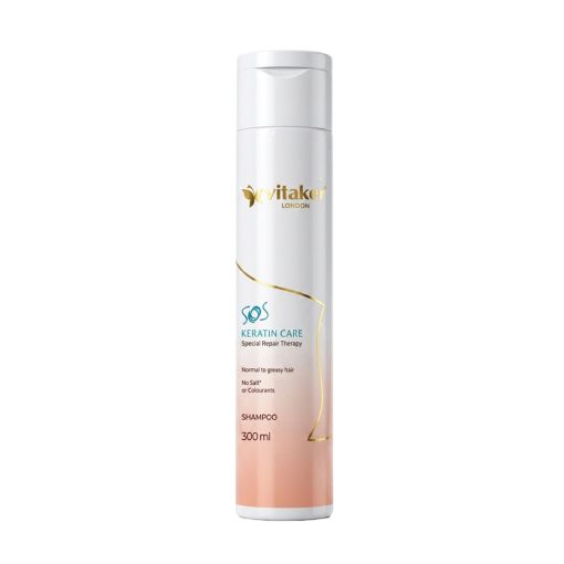 Vitaker SOS Keratin Care Shampoo – For Normal to Greasy Hair