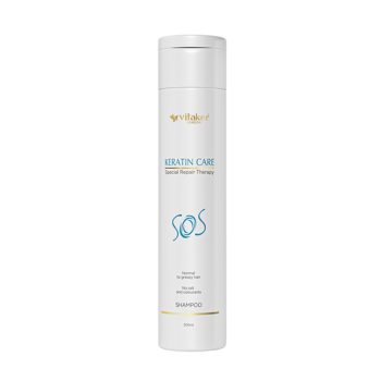 Vitaker SOS Keratin Care Shampoo - For Normal to Greasy Hair - 300ml