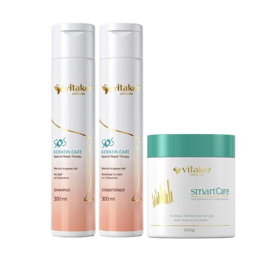Vitaker Keratin Care Set - For Greasy Hair
